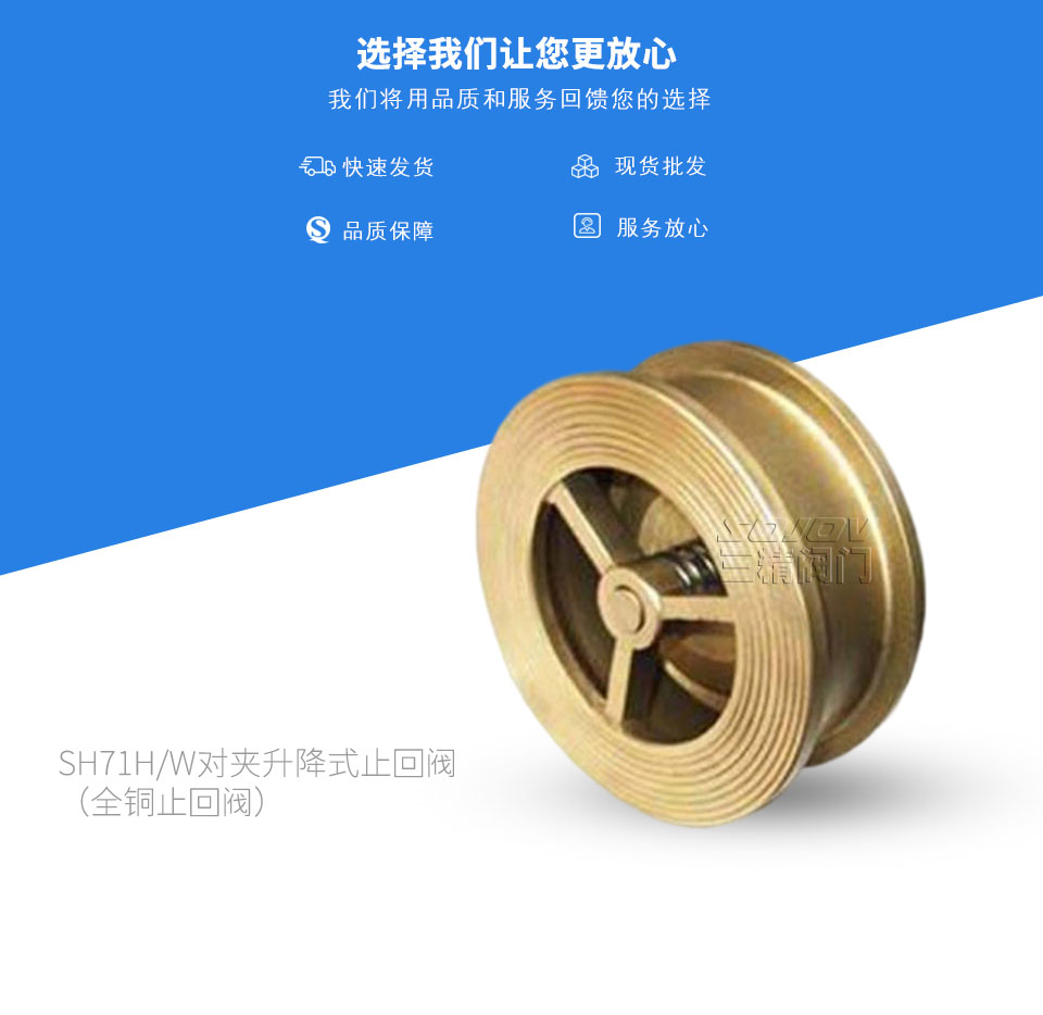 SH71H/W對(duì)夾升降式止回閥(全銅止回閥 SH71H/W對(duì)夾升降式止回閥(全銅止回閥