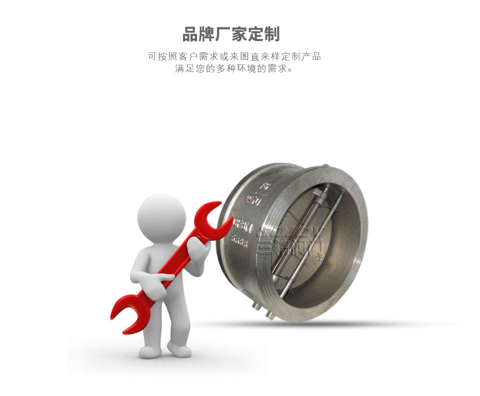 H76X不銹鋼對(duì)夾蝶型止回閥可定制 H76X不銹鋼對(duì)夾蝶型止回閥可定制